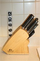 Chicago Cutlery Set of Knives with Block