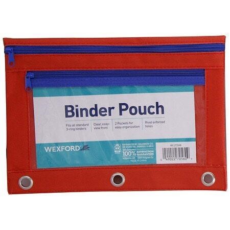 Wexford Binder Pencil Pouch 9.9x6.9 - 1.0 Ea