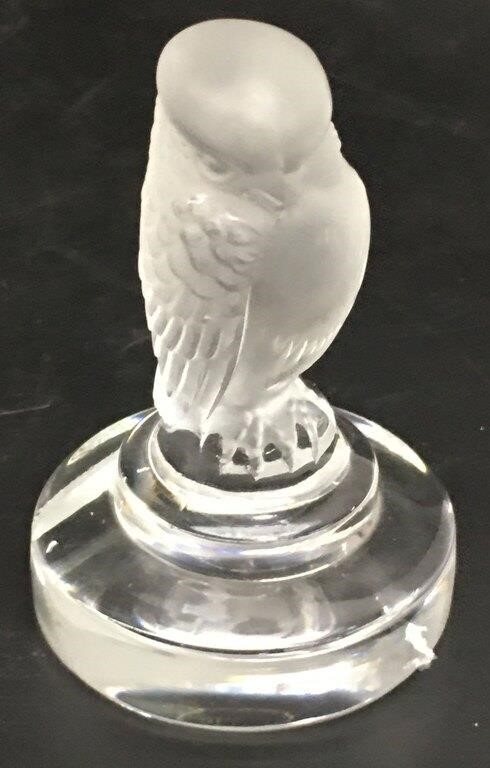 Lalique France Bird Sculpture