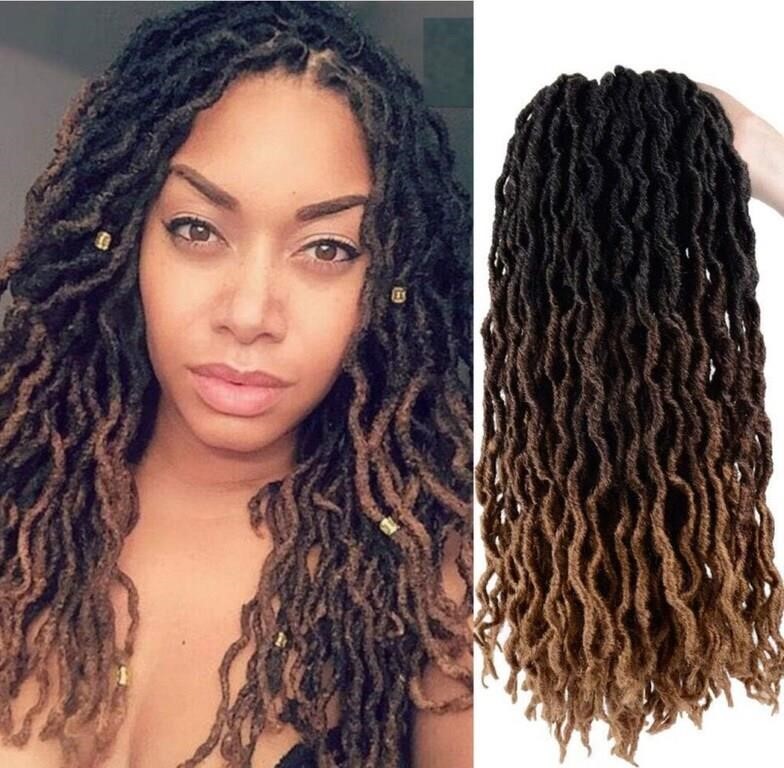 (new) Gypsy Locs Crochet Hair 18 Inch 24 roots 3