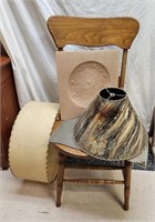 Wood Chair, (6) Embossed Pressed Paper Picture