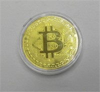 24k Gold Plated BIT Coin