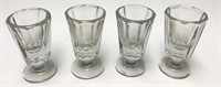 EAPG Thick Wall Cordial Stemmed Glasses