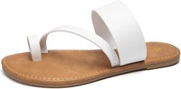 Sz 7 Slide Sandals Slip On Flat