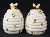 Ganz Bee Hive Salt & Pepper Shakers