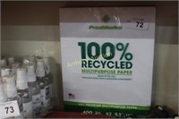 100% RECYCLE PAPER