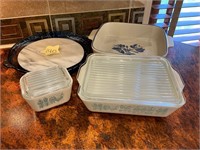 Pyrex and dishware lot