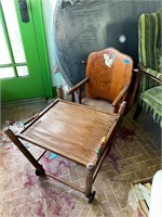 Vintage Hi-Chair/Play Table Combination on Wheels