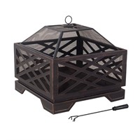 Outdoor Wood Burning Fire Pit