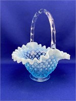 Glass Ruffled Edge Basket