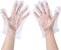 Disposable Plastic Gloves, 100 CT