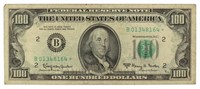 Series 1963 $100 Green Seal Federal Reserve Note