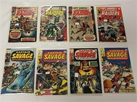 8 Captain Savage comics