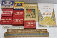 Vintage Advertising Items & Boxes