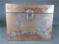 Copper Colored File Box w/ Cassettes