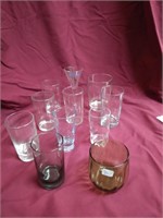 (11) Pieces Glassware