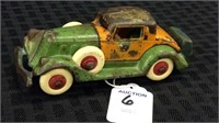 Sm. Old Antique Cast Iron Toy Car
