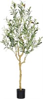 Tall Faux Olive Tree  9 ft Realistic Texture