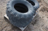 (3) Firestone 12-16.5 Skid Steer Tires