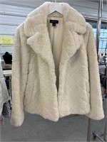 Halogen faux fur jacket size 1