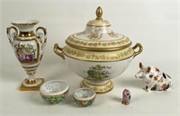 Mottahedeh Tureen, Old Paris Style Urn, Etc.