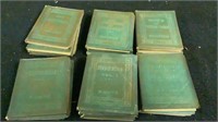 Antique Little Leather Library 1920's Books