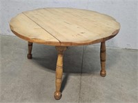 Chunky pine table thick top 54"30"