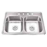 CAHABA DOUBLE BOWL KITCHEN SINK