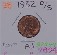 1952-D over S Lincoln Wheat Cent
