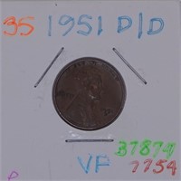 1951-D Lincoln Wheat Cent