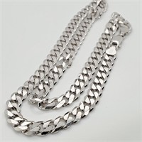 $960 Silver 31.6 Gram Necklace