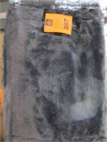 Dark Grey Large Throw Blanket