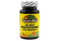 Nature's Blend No Iron Multivitamin with Minerals