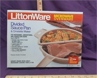 Microwave Divided Sauce Pan by Litton