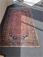 HAND KNOTTED AREA PERSIAN RUG A/F