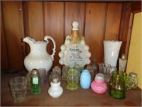 Pitcher, Vase, Kaiser Decanter, etc