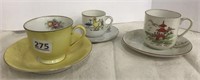 Vintage Japanese Child's Cups & Saucers