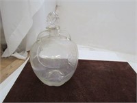 1 Gallon Apple Shaped Glass Jug