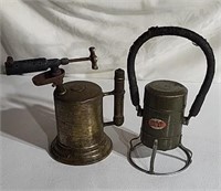 Vintage Torch and Lantern