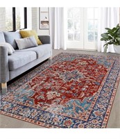 Oriental distressed style 9x12’ area rug
