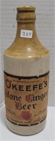 O'KEEFE'S GINGER BEER BOTTLE LABLED TORONTO