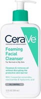CERAVE FOAMING FACIAL CLEANSER FOR NORMAL TO OILY