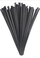 (New) 50 pcs Black PE HDPE Plastic Welding Rods -