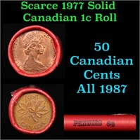 Shotgun Canadian Penny Roll, 50 pcs in Vintage Pen