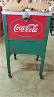 COCA-COLA COOLER, 30 BOTTLE CAPACITY, RED AND