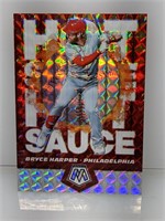 2021 Mosaic Silver Prizm Hot Sauce Bryce Harper