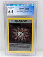 CGC 6.5 Team Rocket Rainbow Energy Holo Unlimited