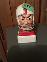 husker decanter, musical, w/booze