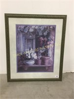 Frame flower print