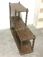 Unique wooden end table